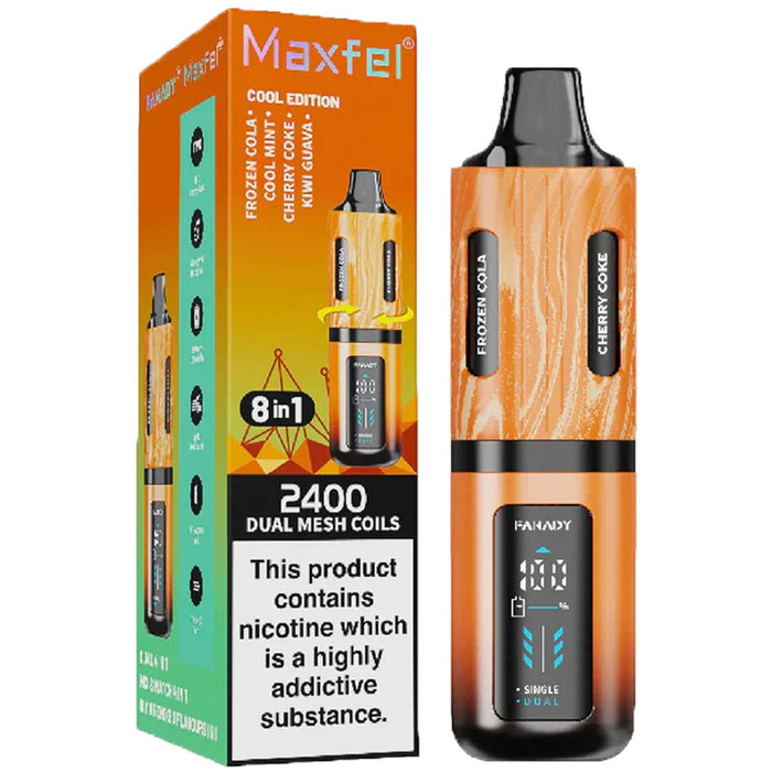 Maxfel Legend 2400 8 in 1 Disposable  Maxfel Cool Edition  