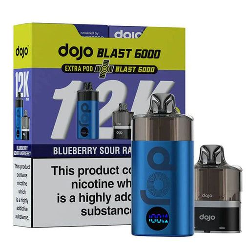 Vaporesso Dojo Blast 12K Bundle 10mg Vaporesso Blueberry Sour Raspberry