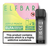 Apple Peach Elfbar ELFA Prefilled Pods 2mlElf Bar 