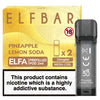 Pineapple Lemon Soda Elfbar ELFA Prefilled Pods 2mlElf Bar 